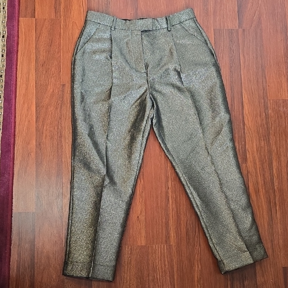 Reiss Sienna Sparkle Tapered Dress Pants